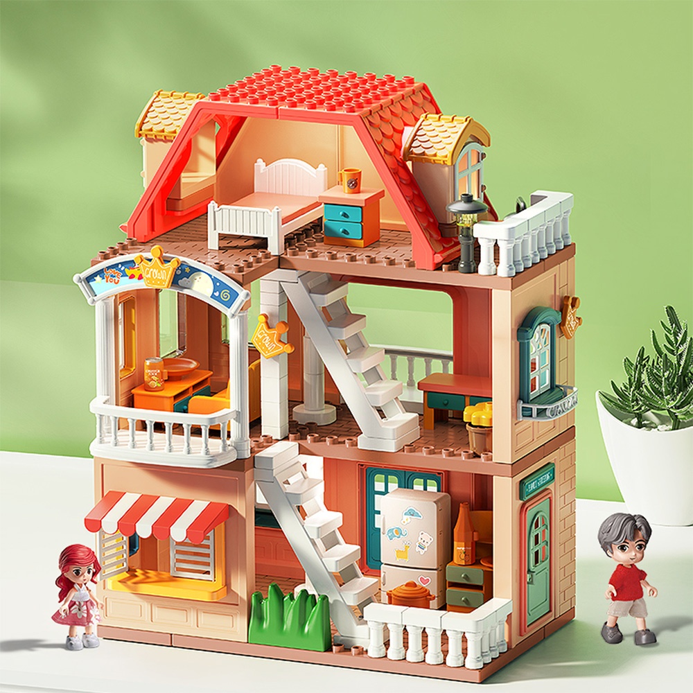 Feelo - Genius Architect Villa - Building Block Set - 186 Pieces