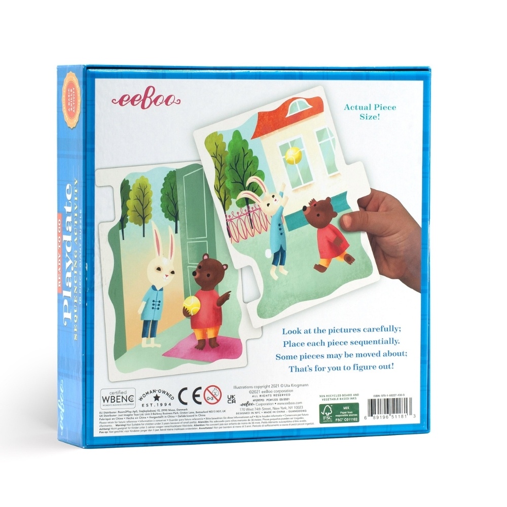 eeBoo - Sequencing Activity Puzzle for Kids - Playdate