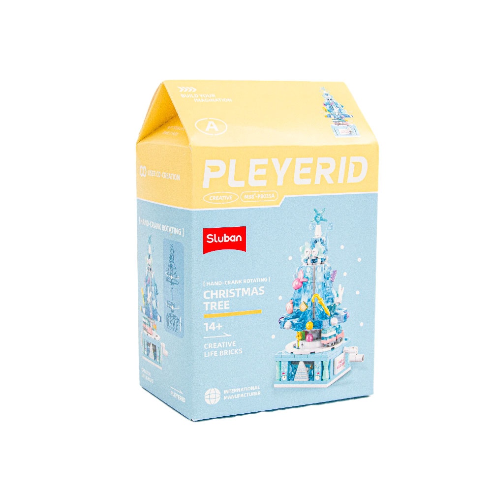 Sluban Building Set: Pleyerid - Blue Christmas Tree
