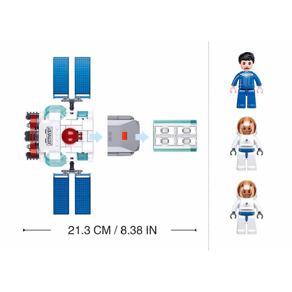 Sluban Building Set: Space - Dream Space Station - 292pcs