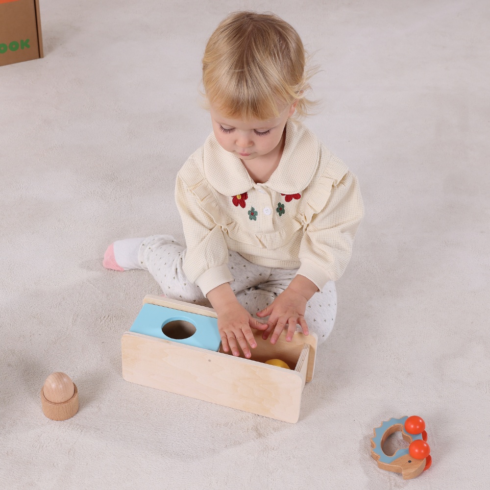 TookyToy - Montessori Activity Box Baby Playset - 9-10 Months