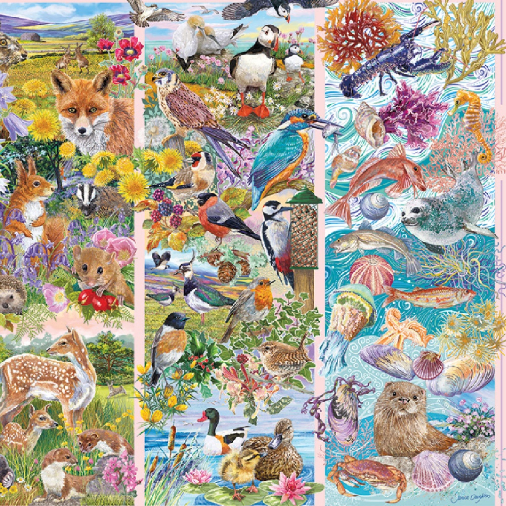 Gibsons - Curious Creatures - 1000 Piece Jigsaw Puzzle