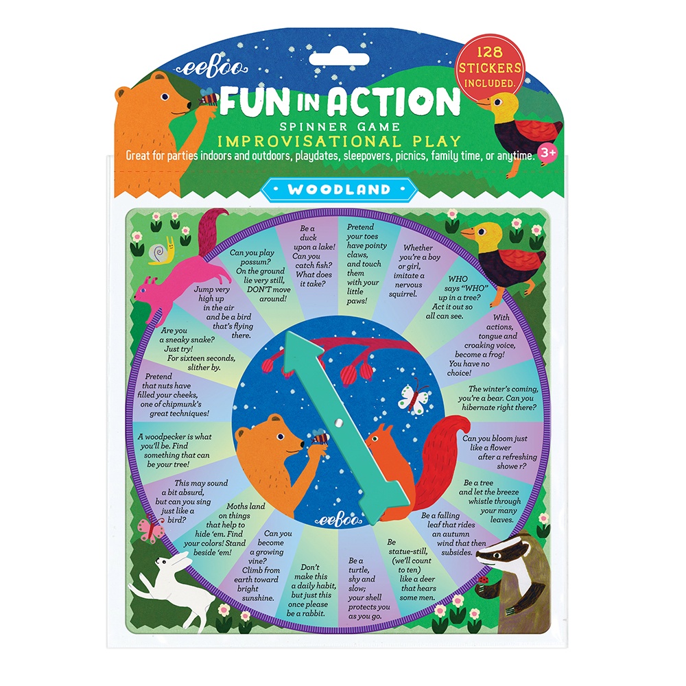 eeBoo - Woodland Fun In Action Spinner Game -**