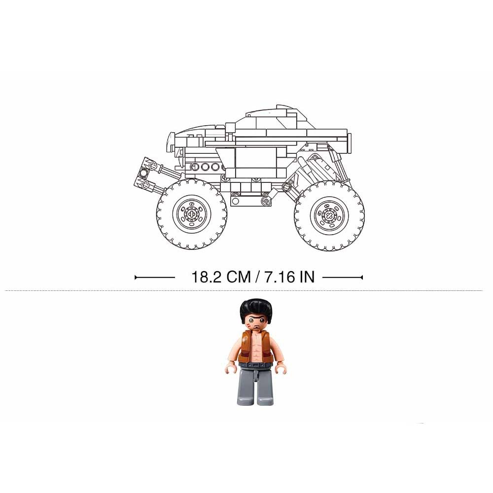 Sluban Building Set: Pull Back PowerBricks - Off Road Vehicle - 269pcs