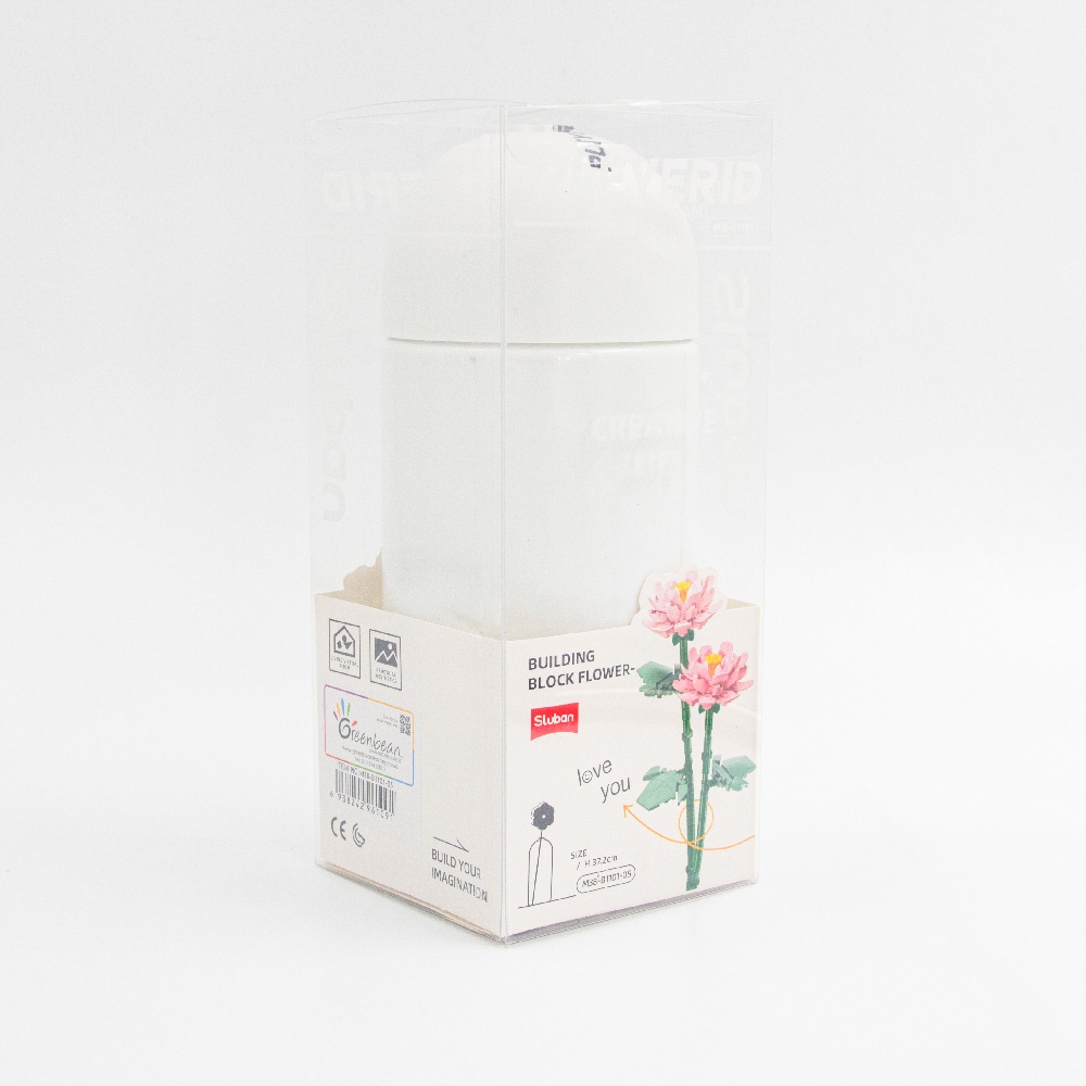 Sluban Building Set: Pleyerid - Flowers - Peonies - 224pcs