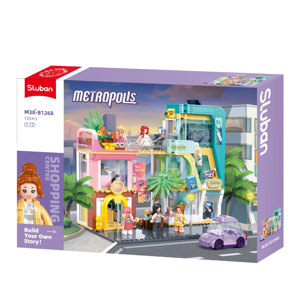 Sluban Building Set: Metropolis - D.C. Department Store - 725 Pieces