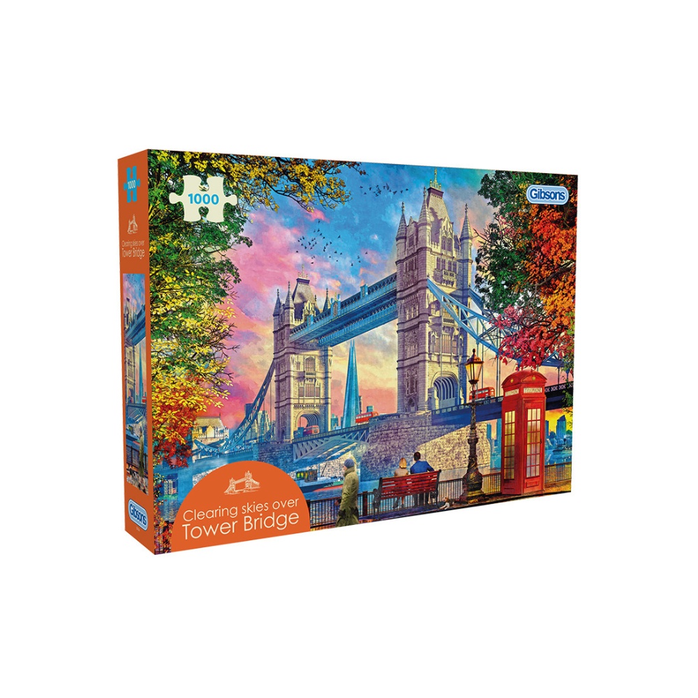 Gibsons - Clearing Skies Over Tower Bridge - 1000 Piece Jigsaw Puzzle