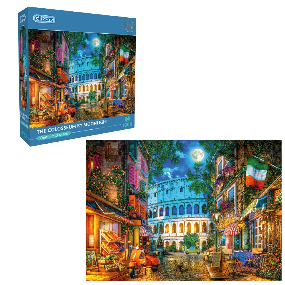 Gibsons - The Colosseum by Moonlight - 1000 Piece Jigsaw Puzzle