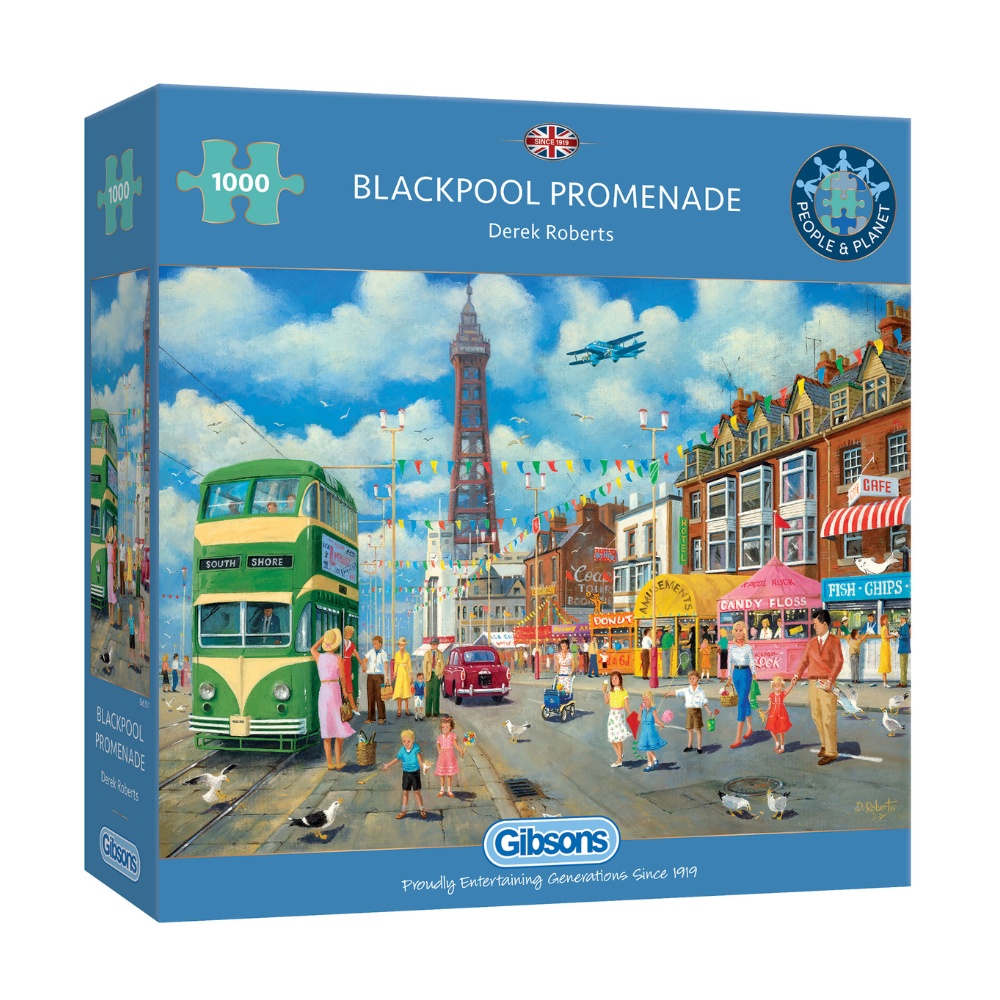 Gibsons - Blackpool Promenade - 1000 Piece Jigsaw Puzzle