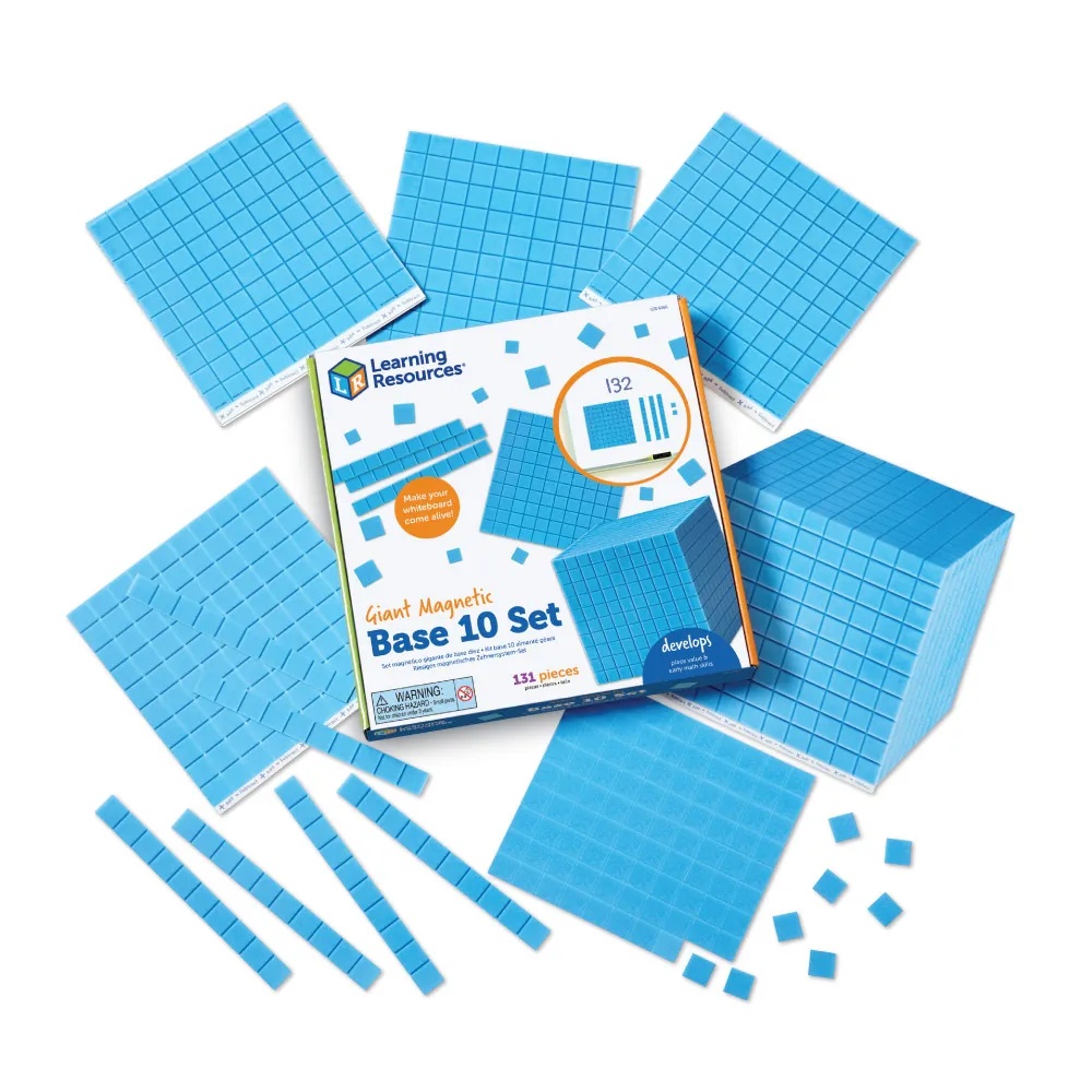 Learning Resources - Giant Magnetic Base Ten Set: Classroom Maths Resources