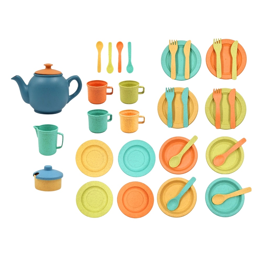 Mingli Toys - Pretend & Play - Afternoon Tea Set - 15 Pieces