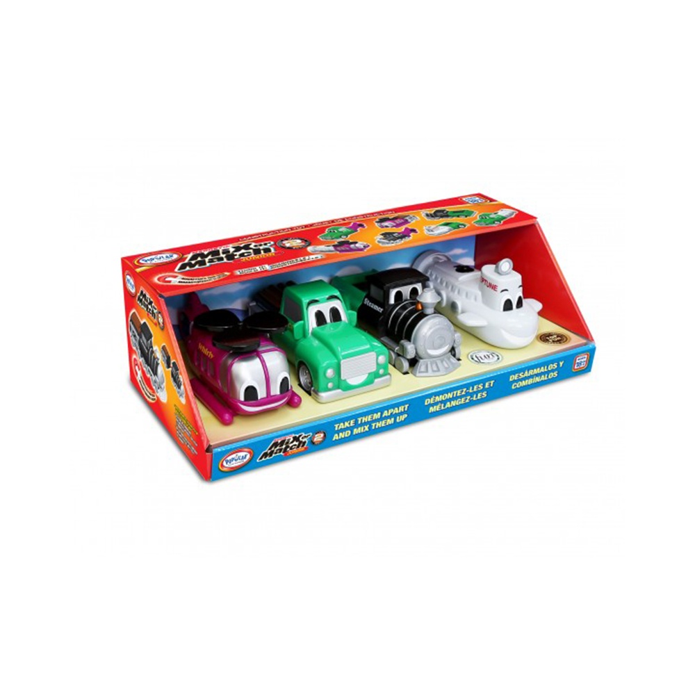 Popular Playthings - Magnetic Mix or Match Vehicles: Junior - Set 2