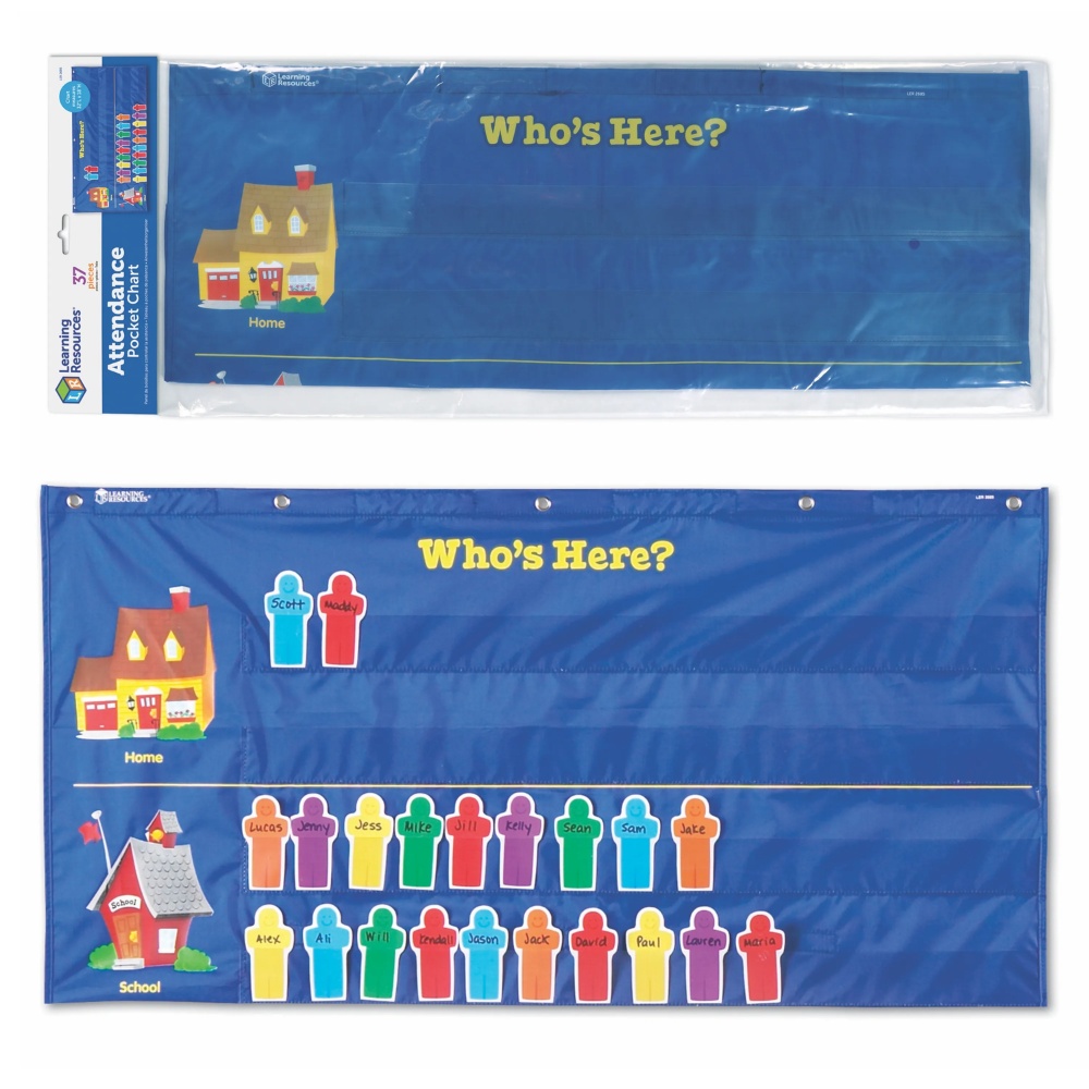 Learning Resources - Pocket Chart Attendance