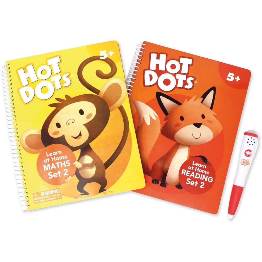 Educational Insights - Hot Dots® Learn at Home Reading & Maths Set 2