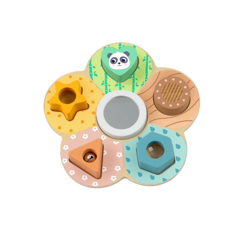 hi Pando - Wooden Sensory Shape Board Learning Toy