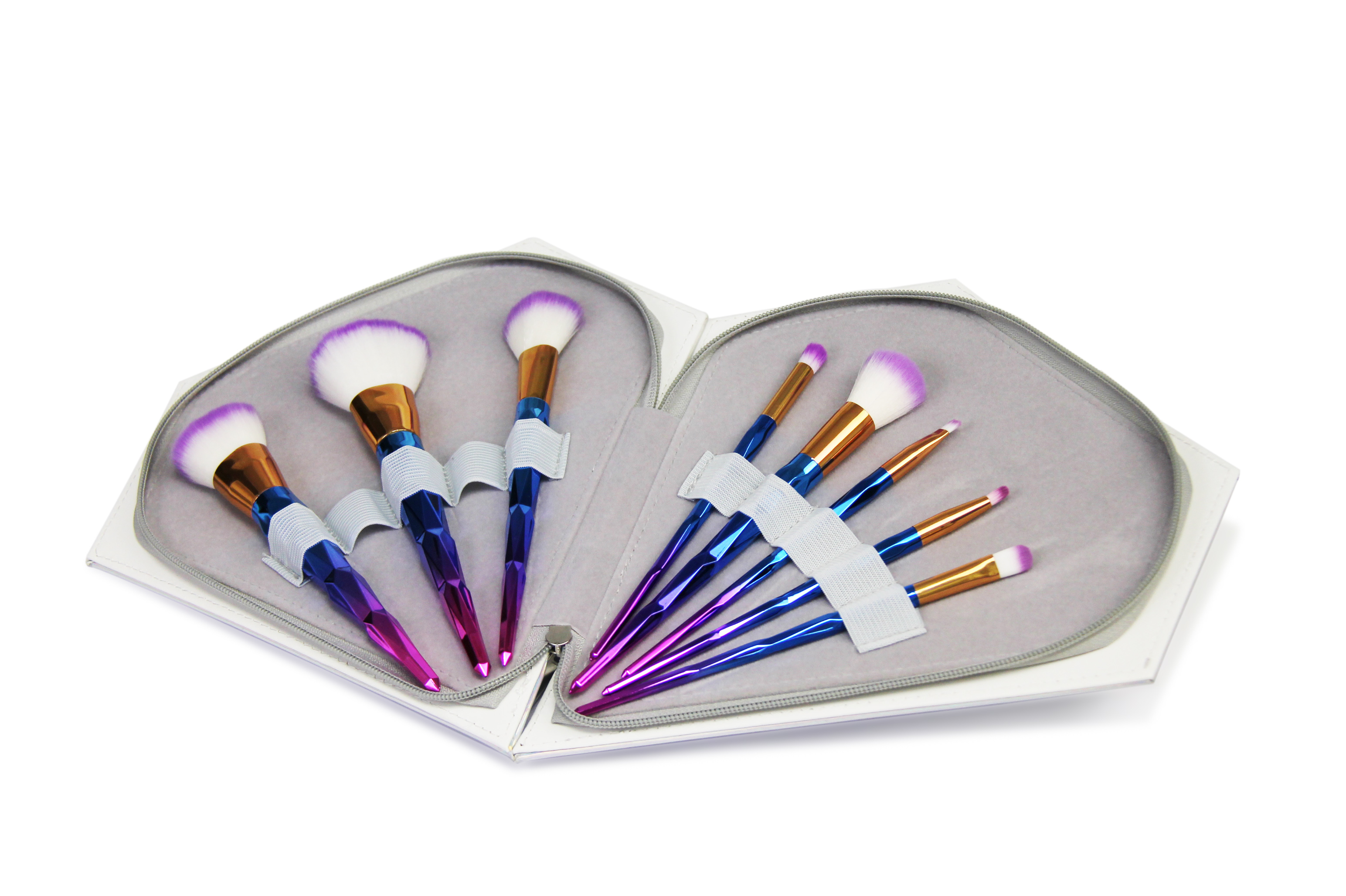 Makeup Sets 8 Piece Makeup Brush Set Holographic was sold for R199