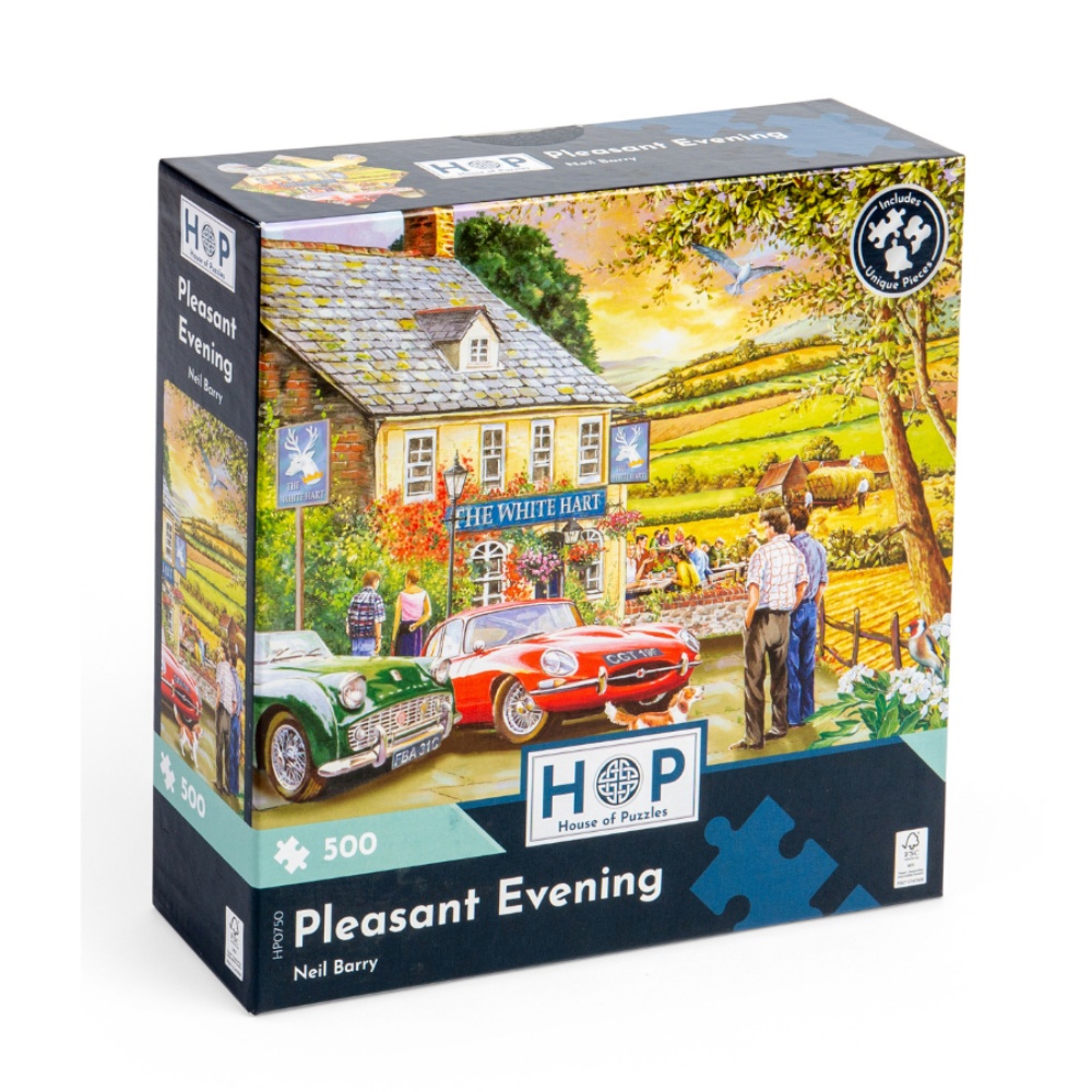 House of Puzzles - Pleasant Evening - 500 Piece Jigsaw Puzzle