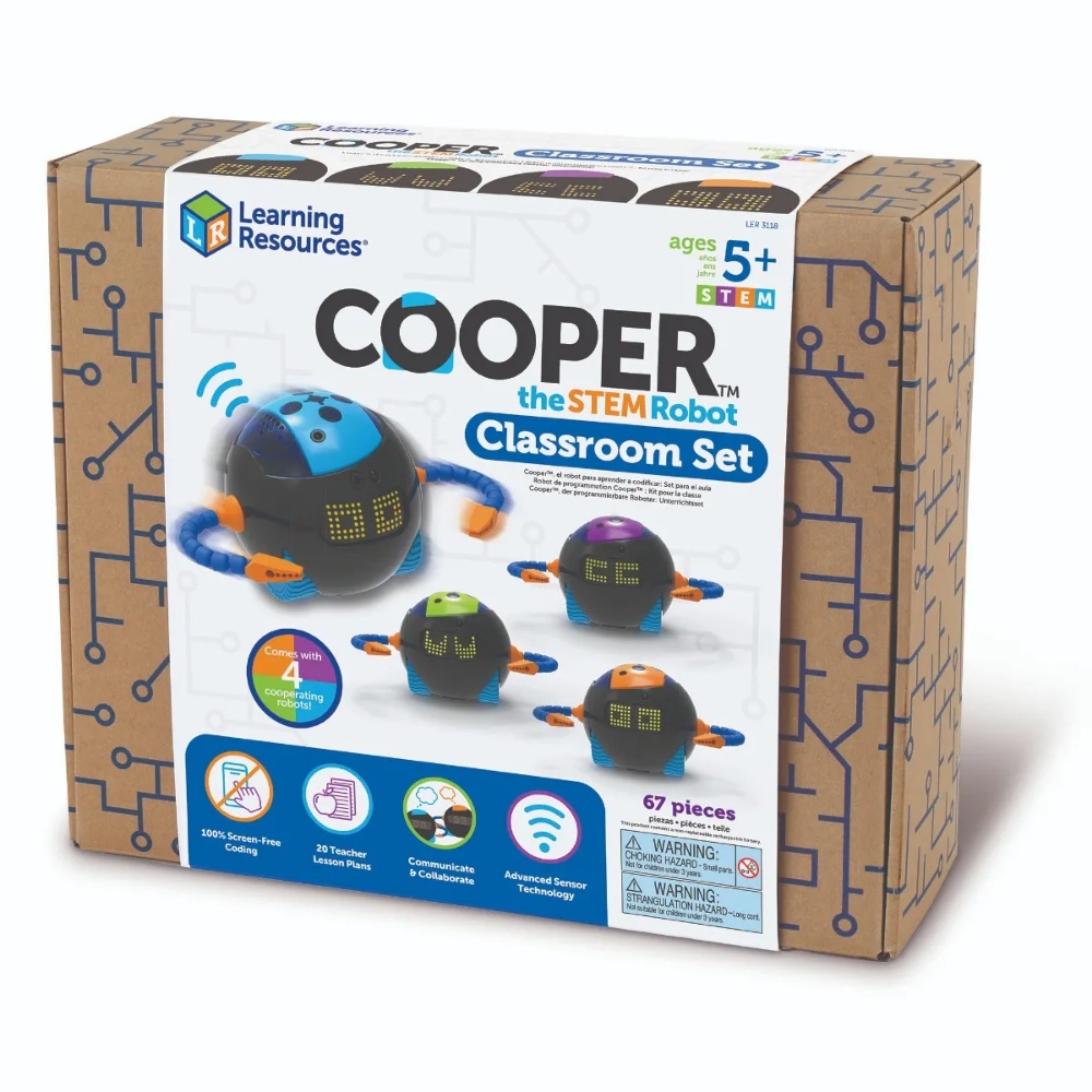 Learning Resources - Cooper™ The STEM & Coding Robot Classroom Activity Set