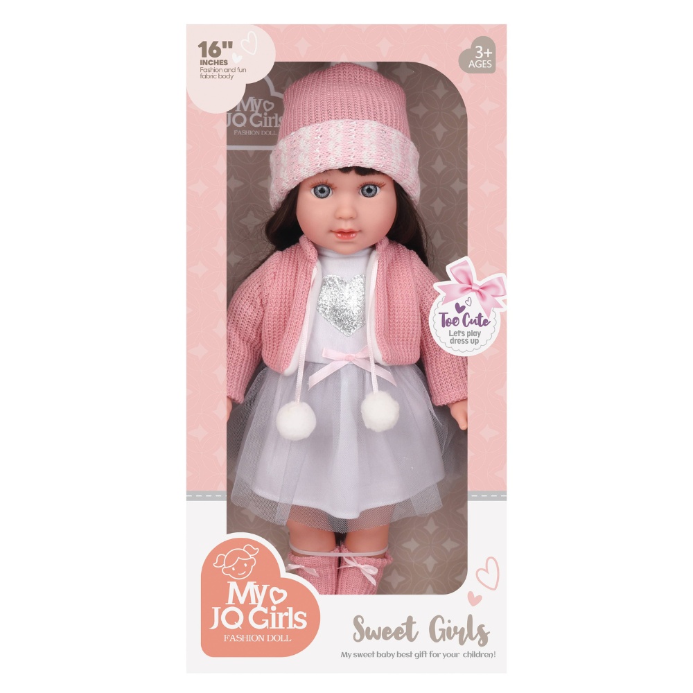 Fashion Doll - Esther - Dress, Beanie & Shoes - 40cm