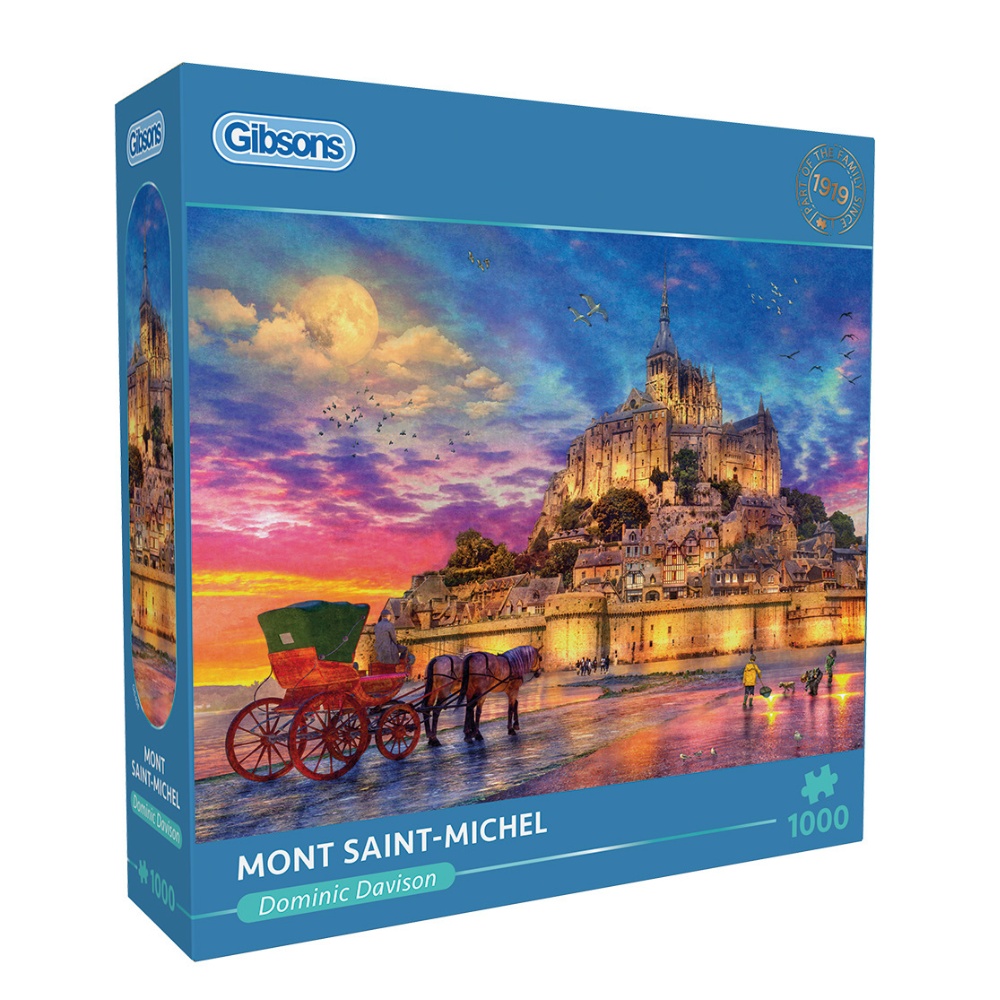 Gibsons - Mont Saint-Michel - 1000 Piece Jigsaw Puzzle