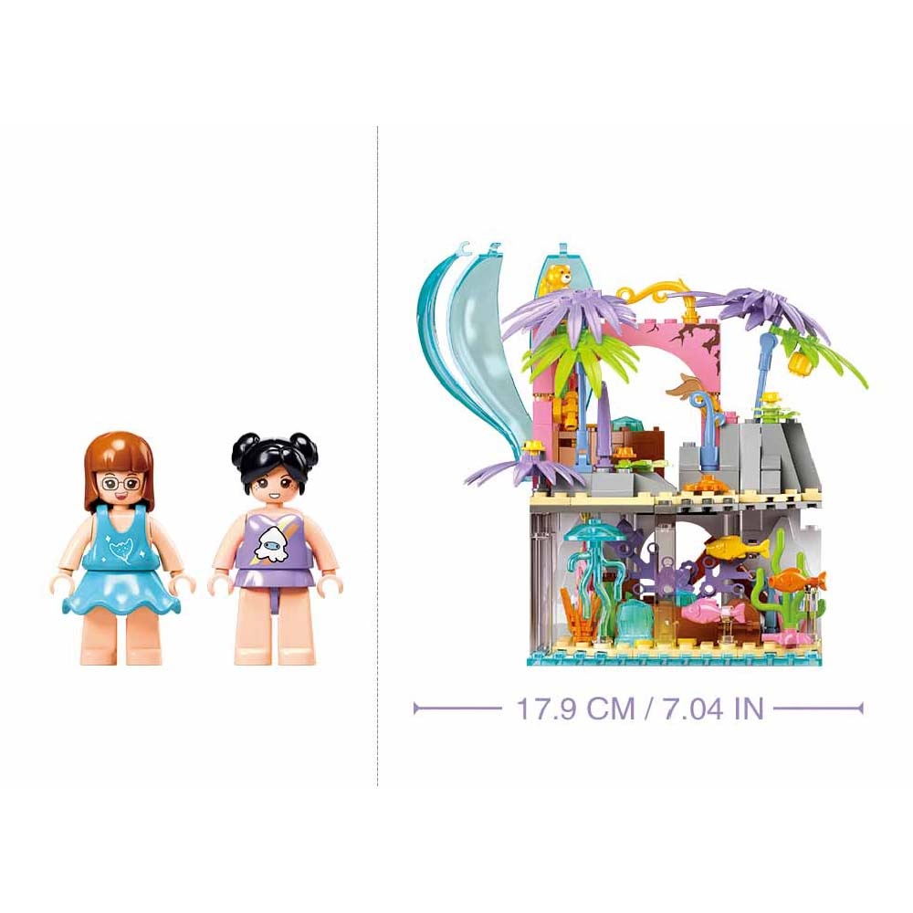 Sluban Building Set: Girls Dream - Secret Island - 224pcs