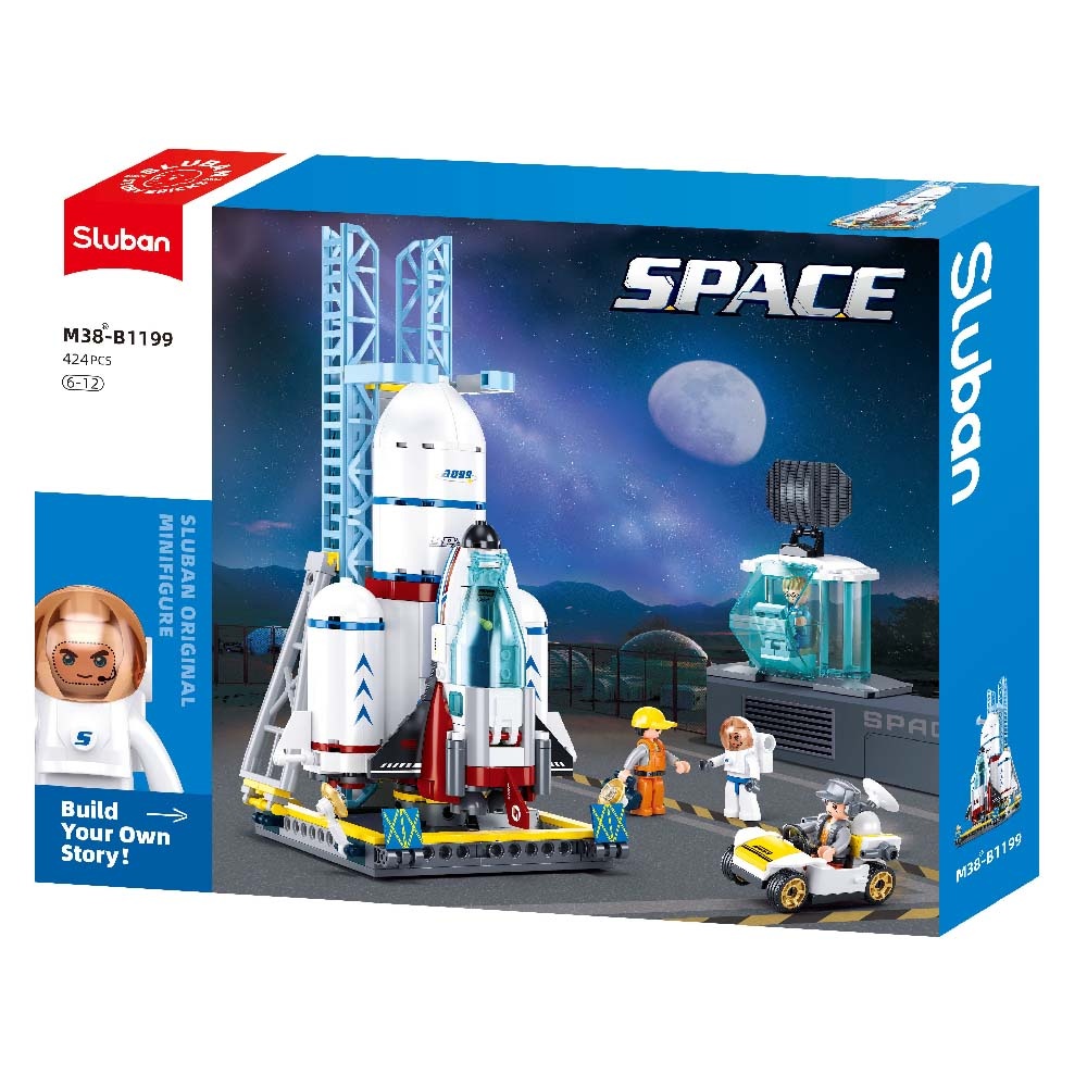 Sluban Building Set: Space - Dream Launch Center - 424pcs