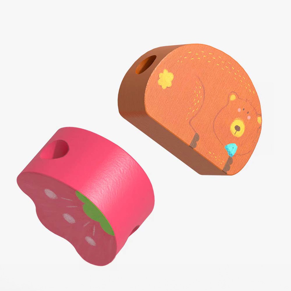 Mideer - Fine Motor Lacing Forest Animals Set - Threading Activity for Kids