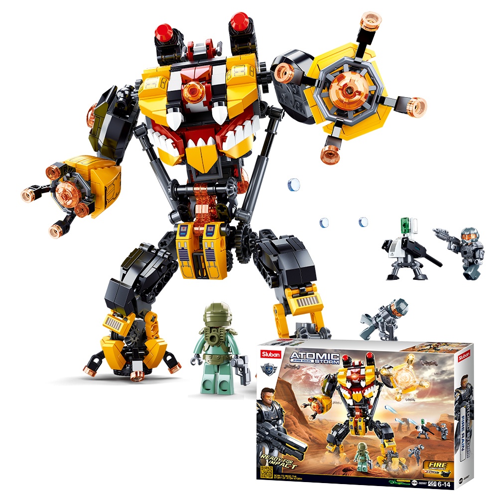 Sluban Building Set: Atomic Storm Uprising - Inquisitor Robot - 668pcs