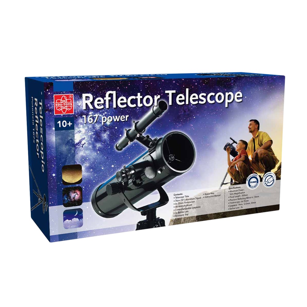 Edu-Toys - Telescope - Reflector - 167x