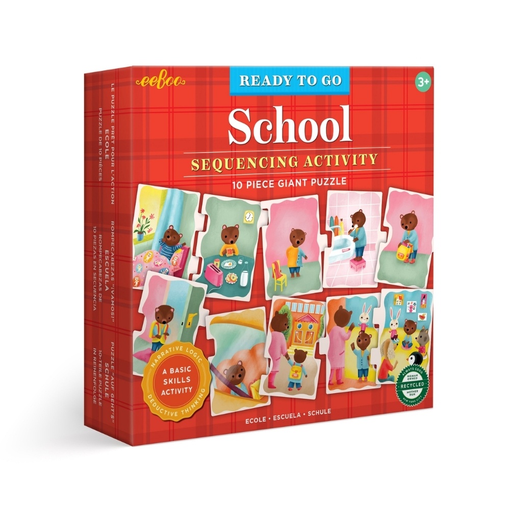 eeBoo - Sequencing Activity Puzzle for Kids - School
