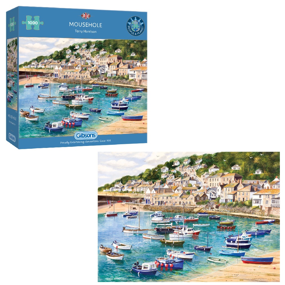 Gibsons - Mousehole - 1000 Piece Jigsaw Puzzle