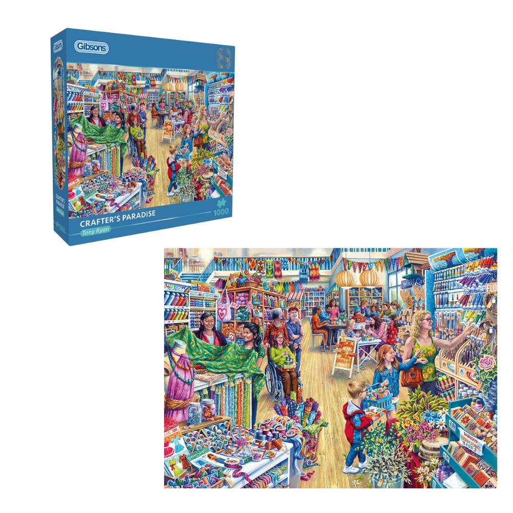 Gibsons - Crafter's Paradise - 1000 Piece Jigsaw Puzzle
