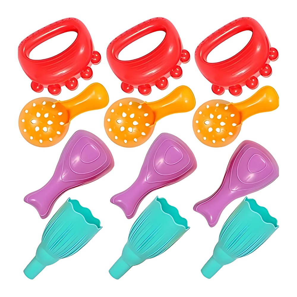 EDX Education - Sensory Sand & Water Play Scoops - 4 Colours - 12pcs