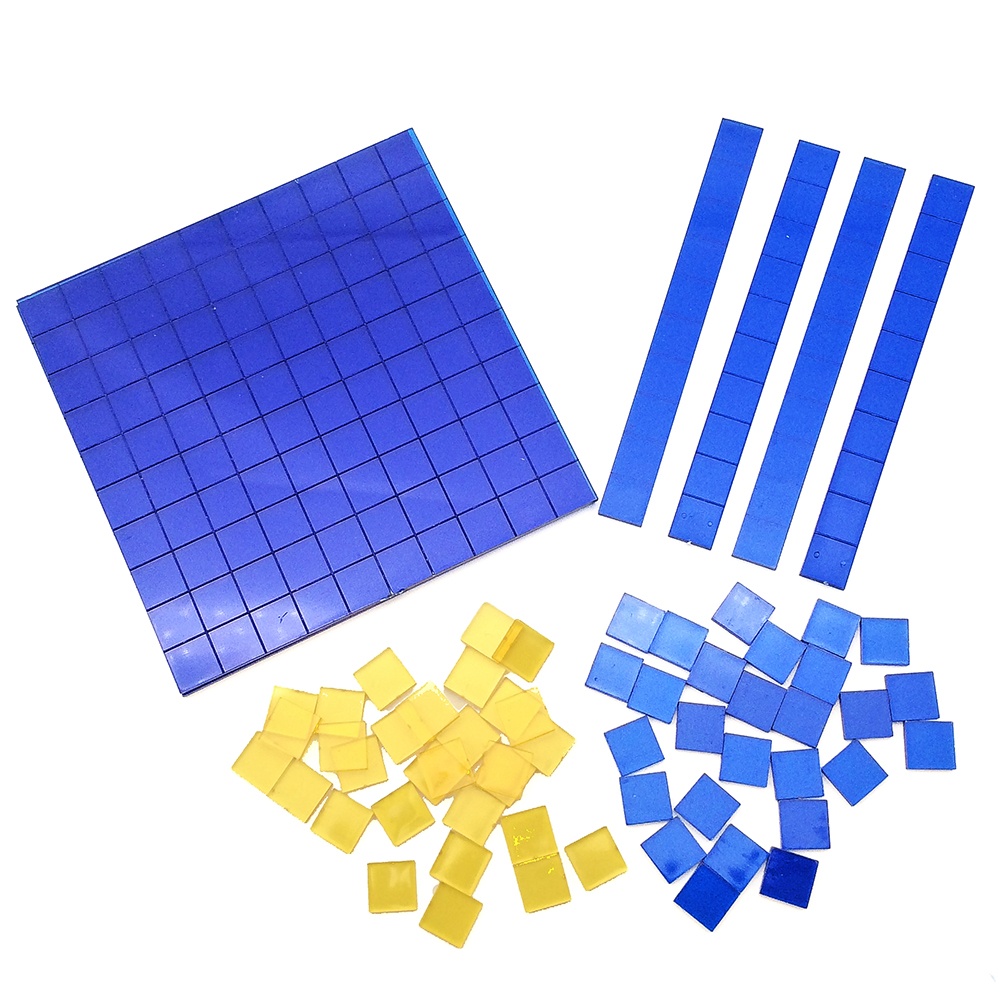 Hand2Mind - Overhead DecimalMods Tiles, Set of 82