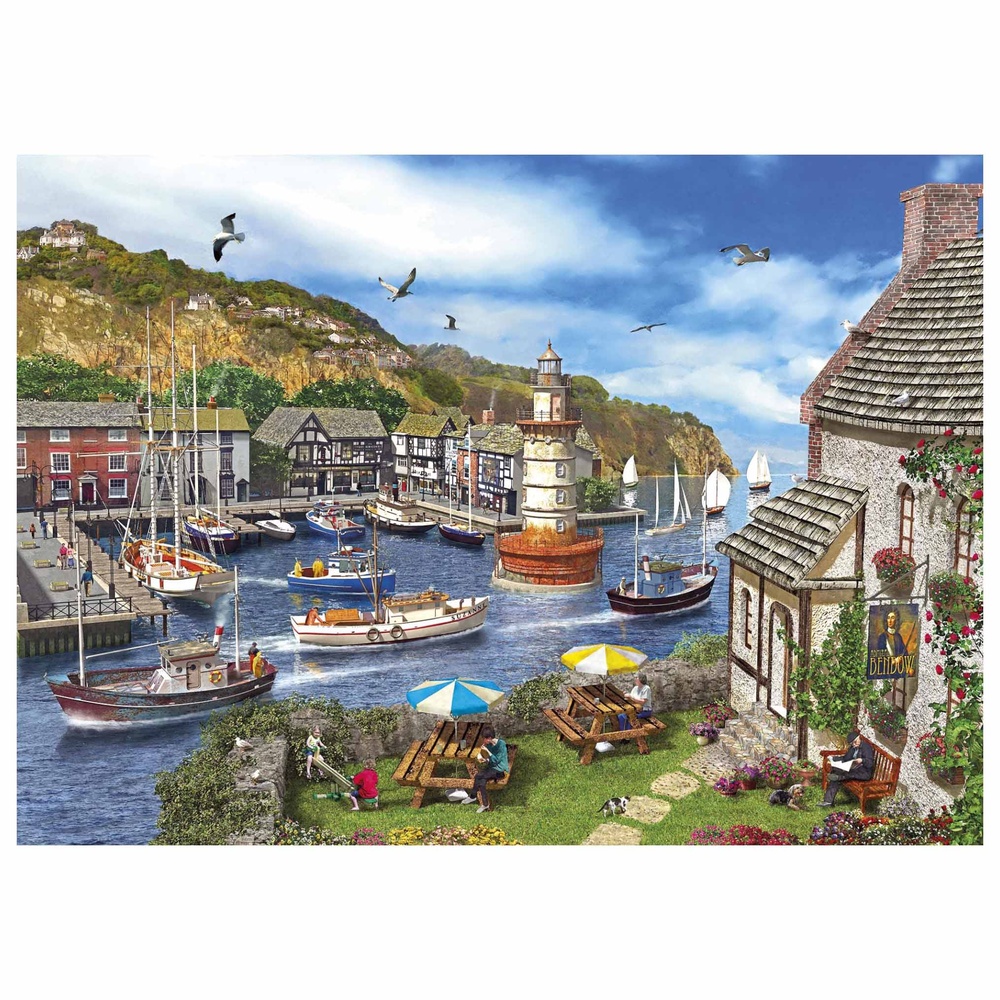 Gibsons - Lighthouse Bay - 1000 Piece Jigsaw Puzzle