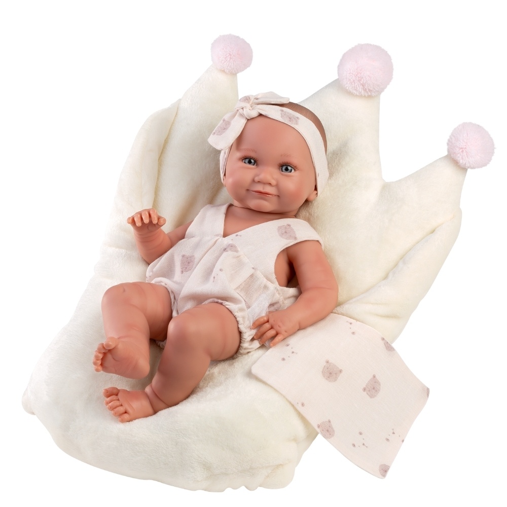 Llorens - Anatomically Correct Baby Girl Doll with Clothing & Sleeping-bag: Nica - 40cm