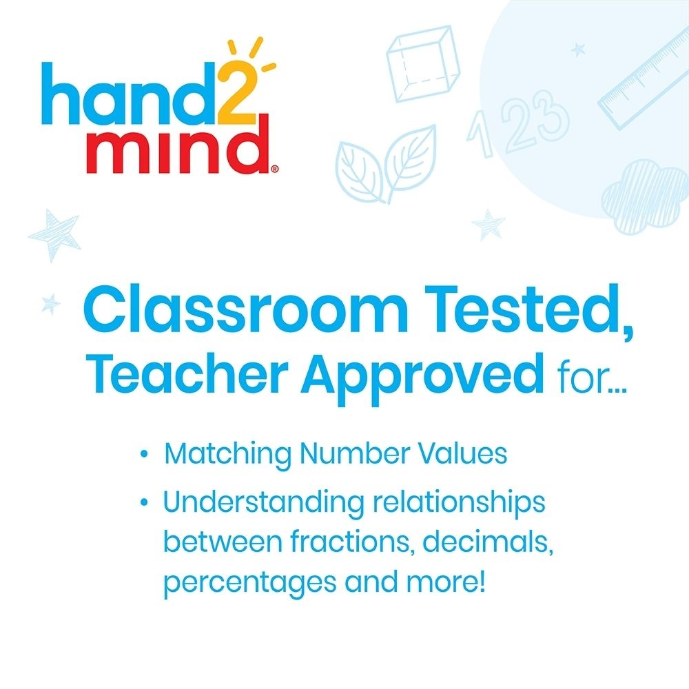 Hand2Mind - Equivalency Representation Dice: Early Math Learning Activity - 16pcs