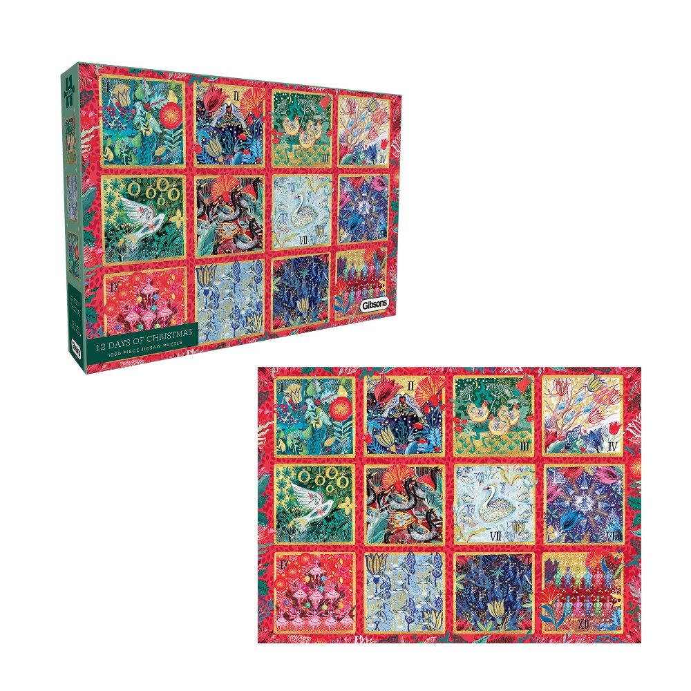 Gibsons - 12 Days of Christmas - 1000 Piece Jigsaw Puzzle