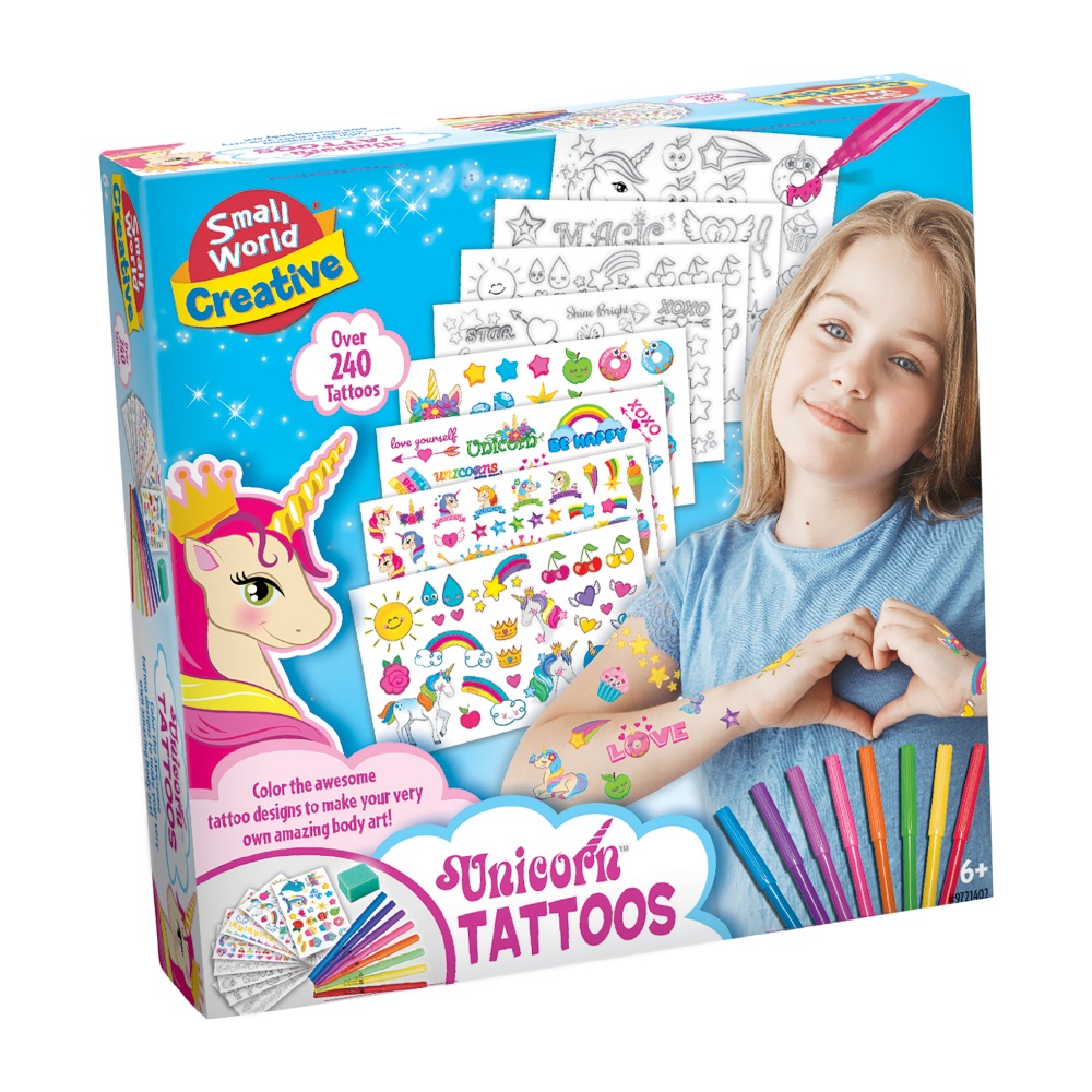 Small World Toys - Unicorn Tattoos