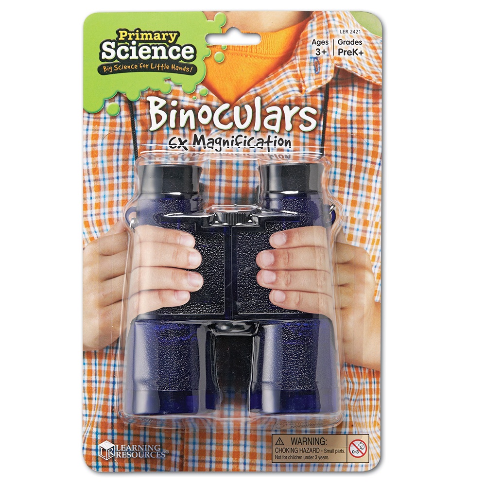 Learning Resources - Primary Science Binoculars 6x Magnification Outdoor Toy for Kids