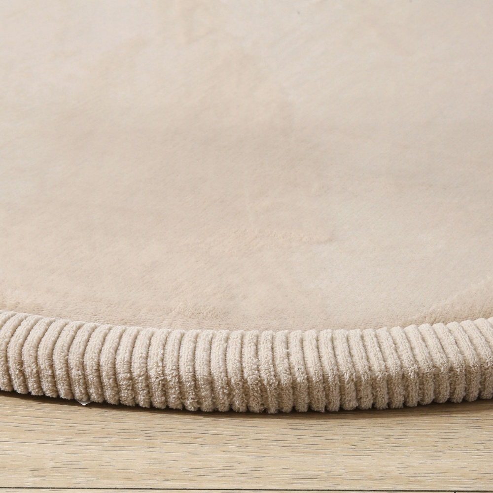 Hakuna Matte - CloudSoft Play Mat Carpet - Beige ?120 x 2.5 cm (round)
