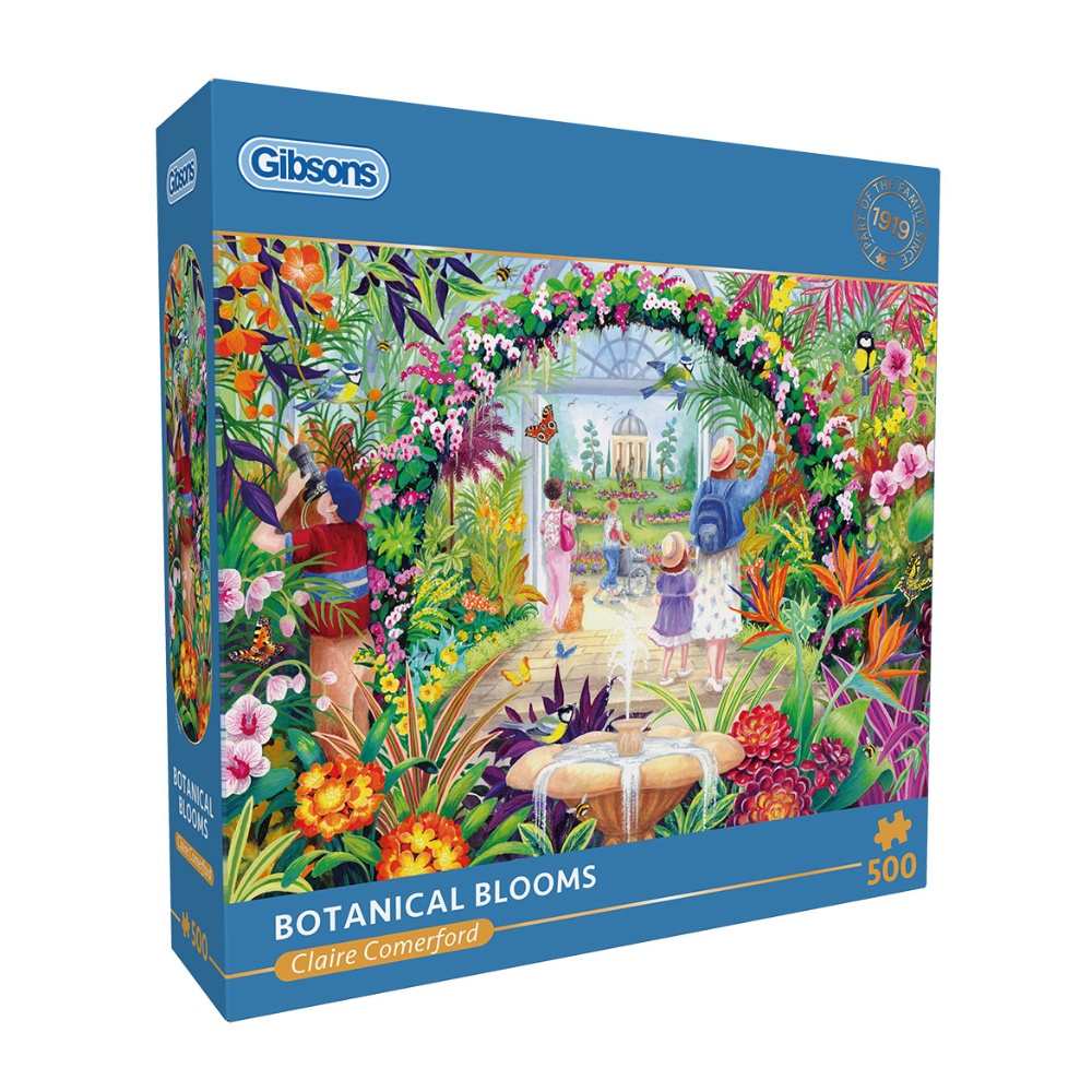Gibsons - Botanical Blooms - 500 Piece Jigsaw Puzzle