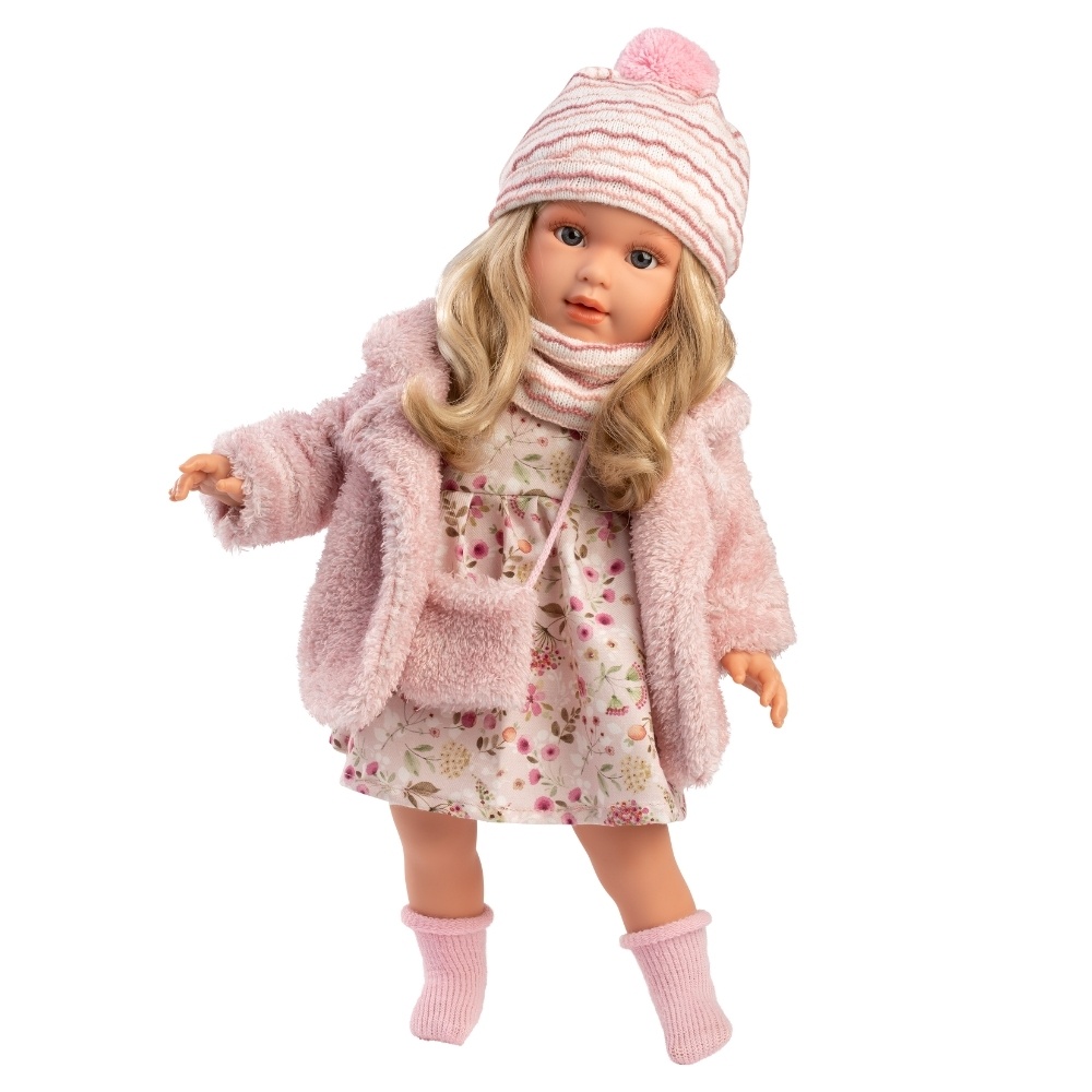 Llorens - Baby Girl Doll with Pink Outfit & Accessories: Lucia - 40cm