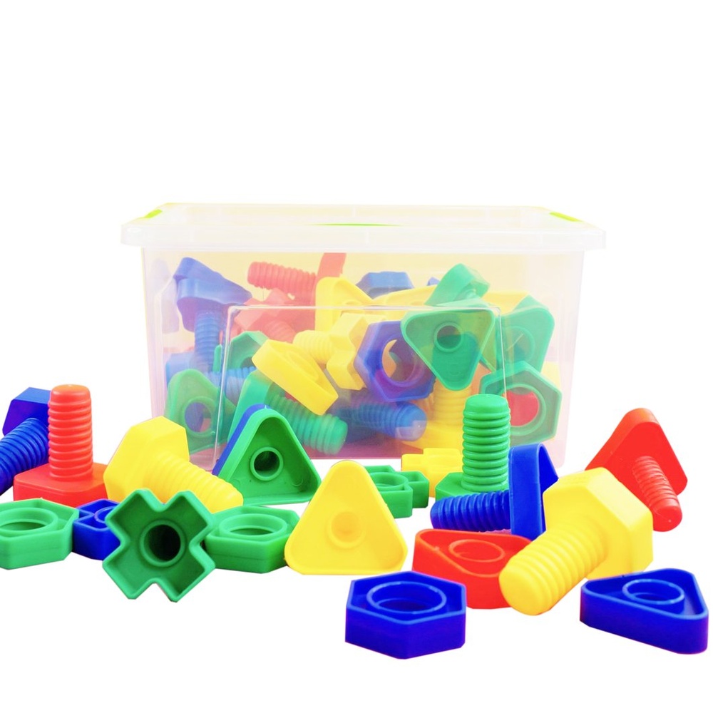 Greenbean - Nuts & Bolts 64pc Container