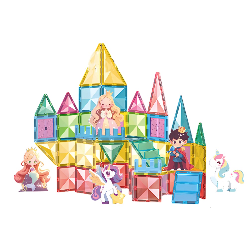 Magnetic Tiles - Princess Set - 40 Pieces