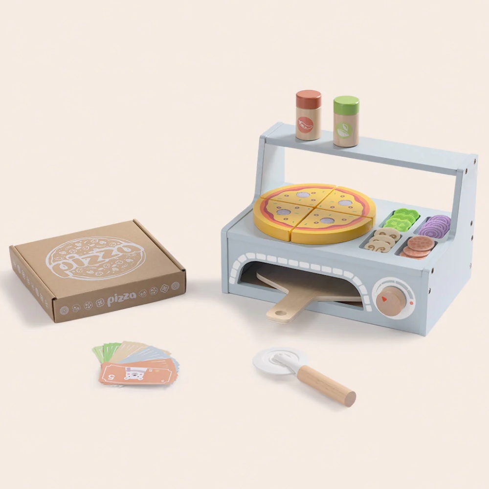 TookyToy - Pretend Play Pizza Oven Toy Set