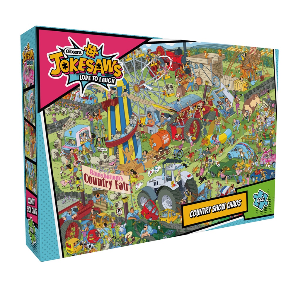 Gibsons - Jokesaws: Country Show Chaos - 1000 Piece Jigsaw Puzzle