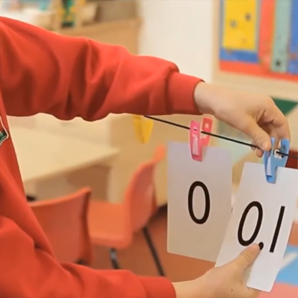 EDX Education - Peg Fraction Line - Math Teaching Cards for Sequences and Equivalents