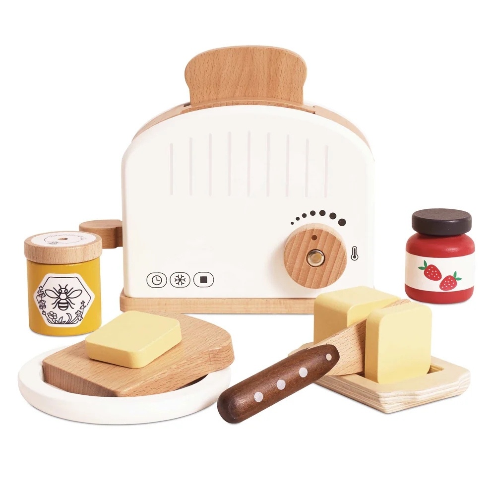 Le Toy Van - Wooden Toaster & Breakfast Set - 12pcs