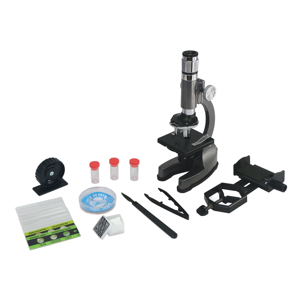 Edu-Toys - Microscope Kit - Die-cast with Smartphone Adapter